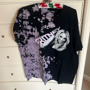 Brittany Spears tie-dye T-shirt OS PacSun